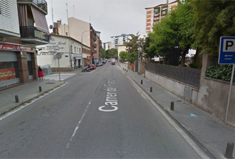 Imatge de google maps del carrer del Francolí