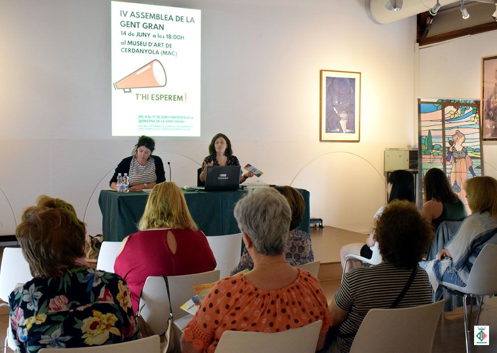 Moment de la IV Assemblea de la Gent Gran