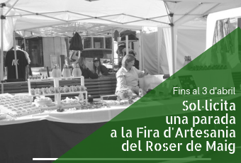 Cartell sol·licitud parada artesania Roser de Maig
