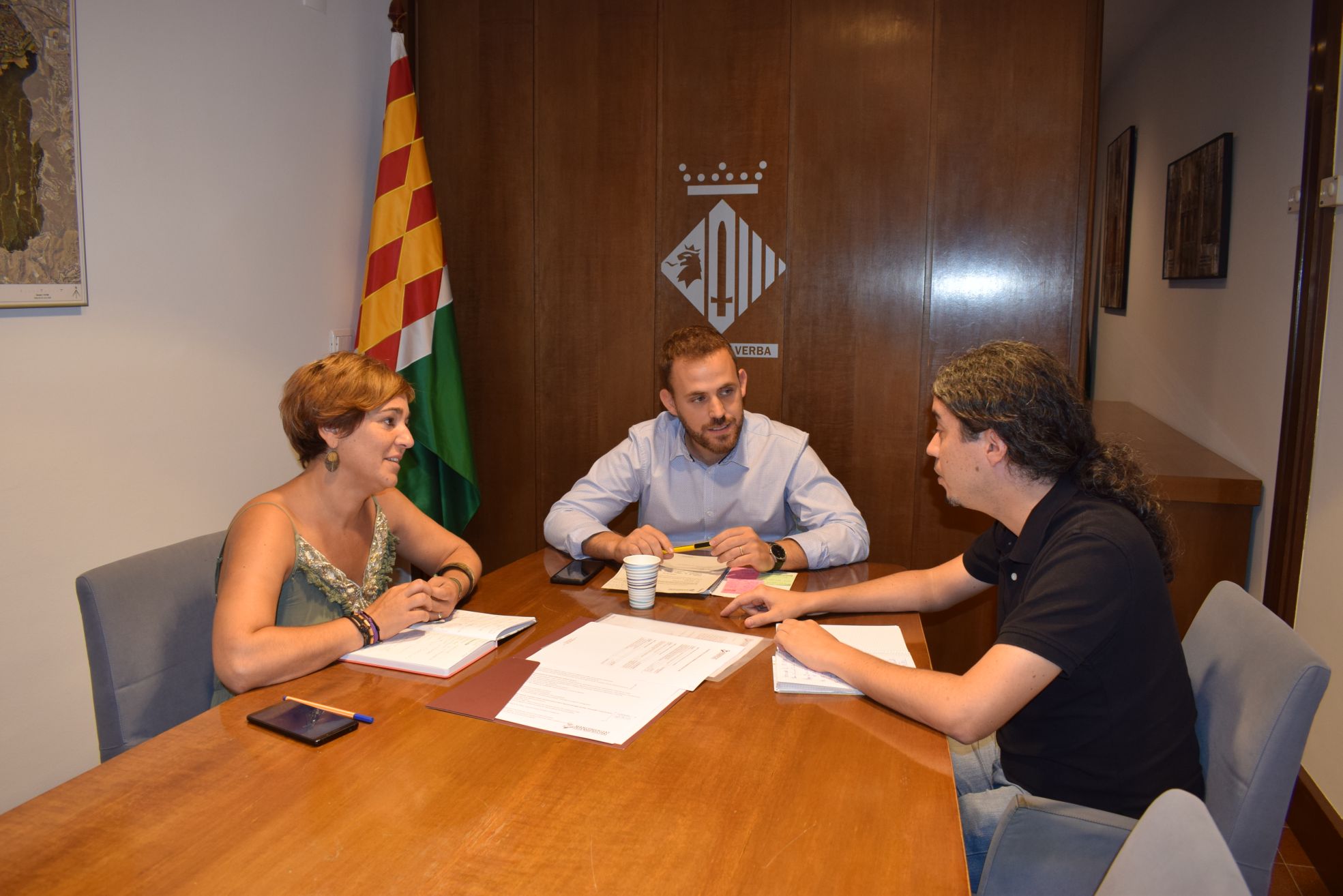 Un moment de la reunió