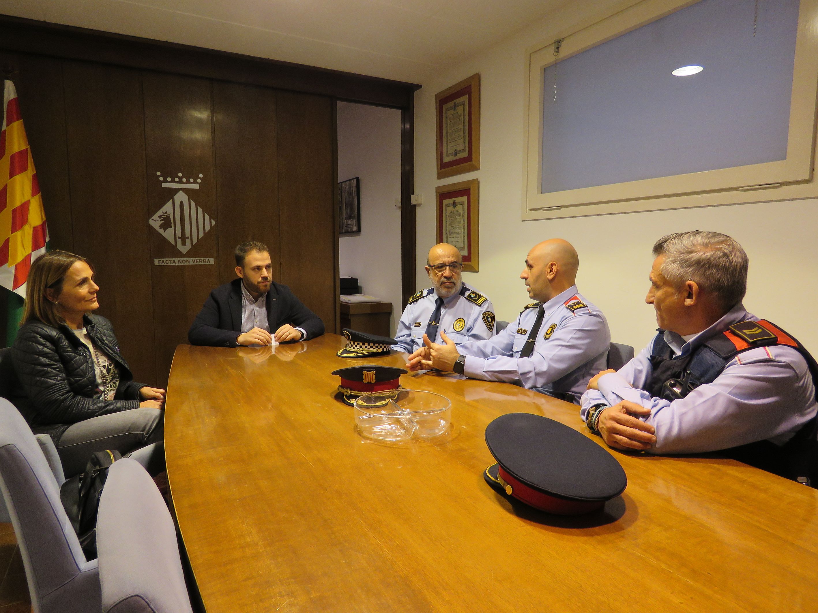 Recepció al nou cap de l'ABP de Cerdanyola del Vallès