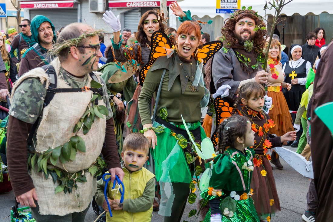La comparsa Fantasia Xarau a la rua de Carnaval 2020