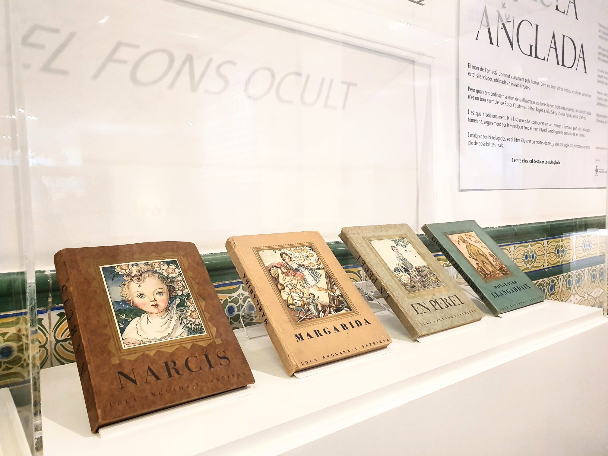 Part de l'obra exposada de Lola Anglada al MAC