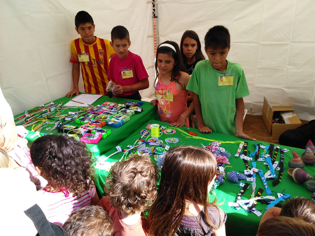 Fotografia d'arxiu del Mercat Cooperatives Escolars 2015