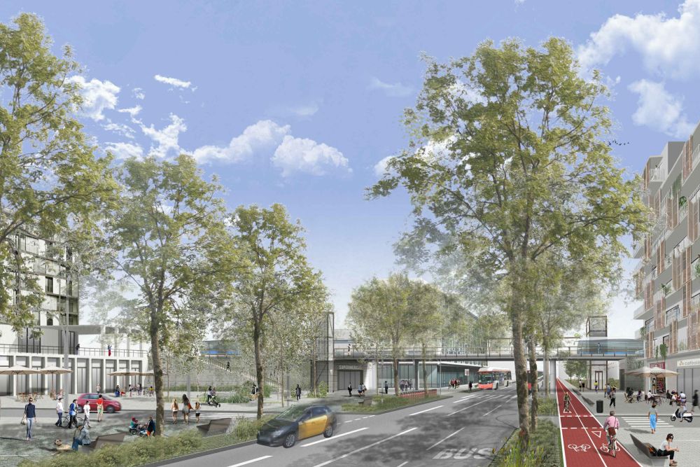 Simulació de la reurbanització de l'avinguda metropolitana