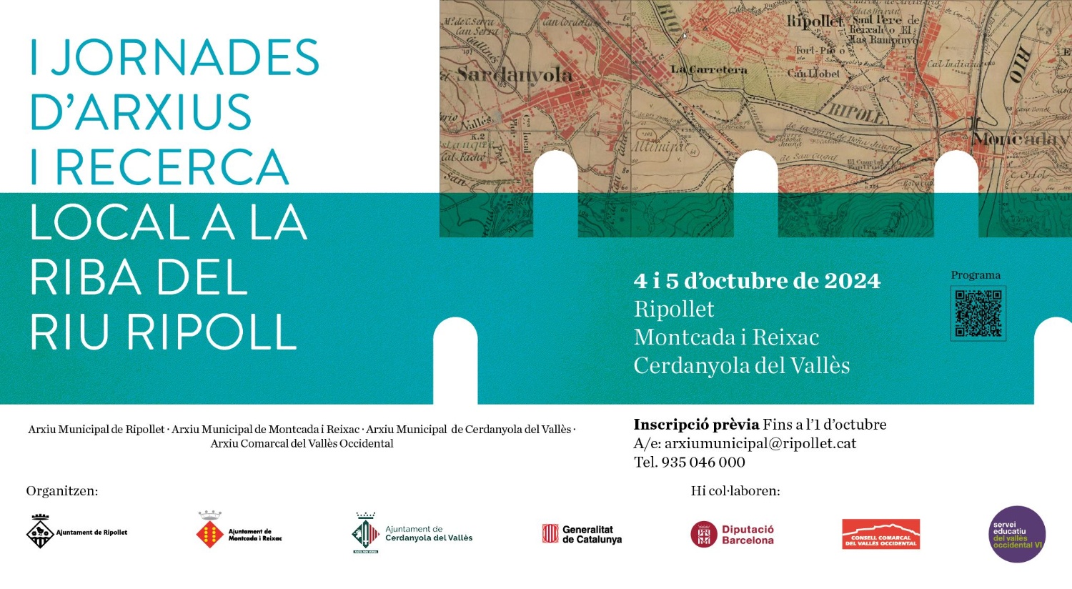 Imatge I Jornades d’Arxius i Recerca Local a la riba del riu Ripoll