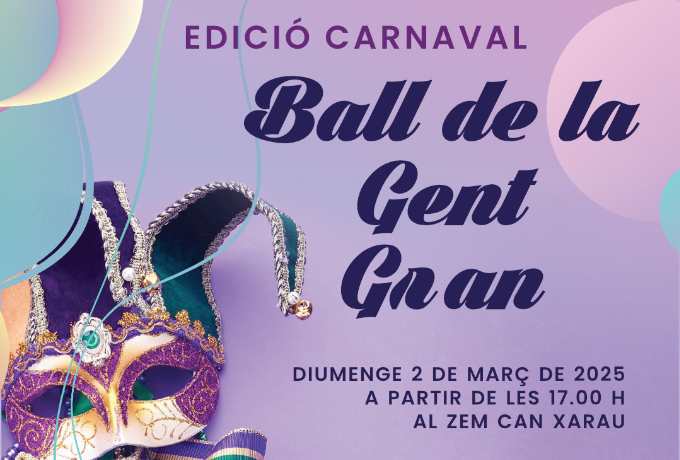 Imatge adaptada del Ball de Carnaval per a la gent gran