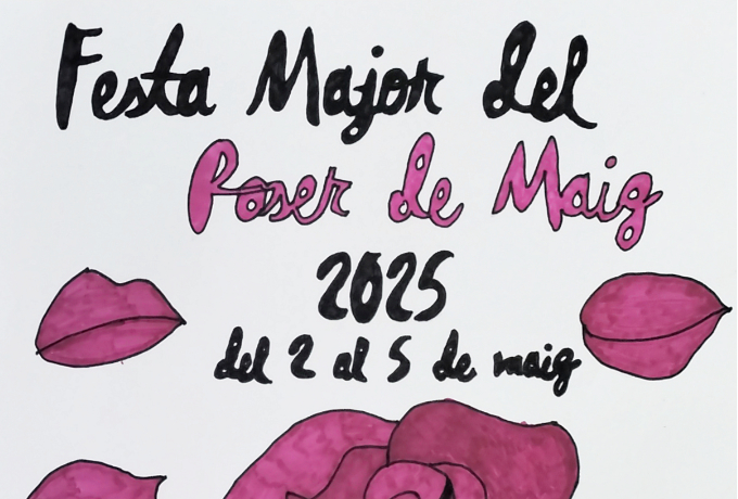 Part del cartell de la Festa Major Infantil Roser de Maig 2025