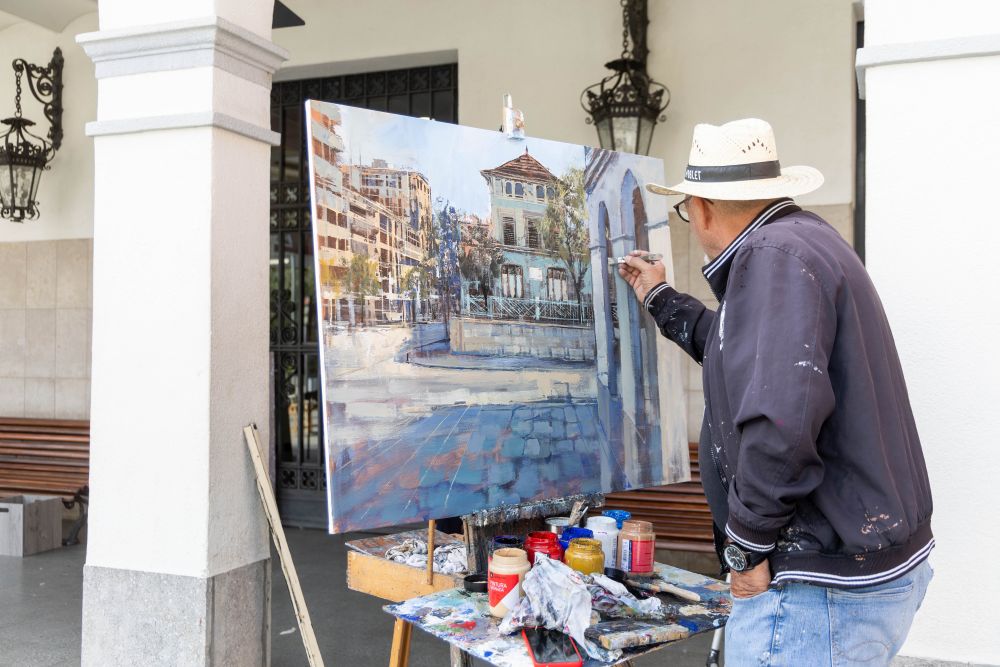 Foto arxiu concurs de pintura ràpida Roser de Maig 2024