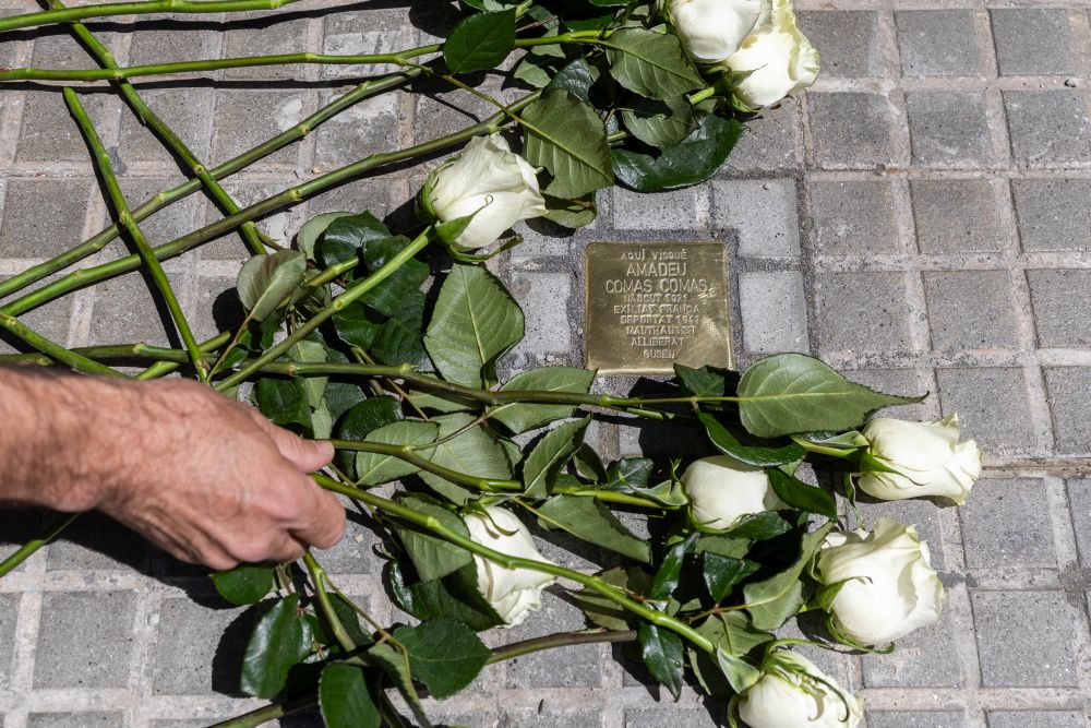 Stolperstein d'Amadeu Comas