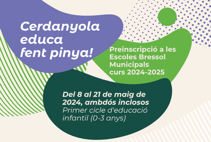 Imatge Preinscripció Escoles Bressol Municipals 2025-2026