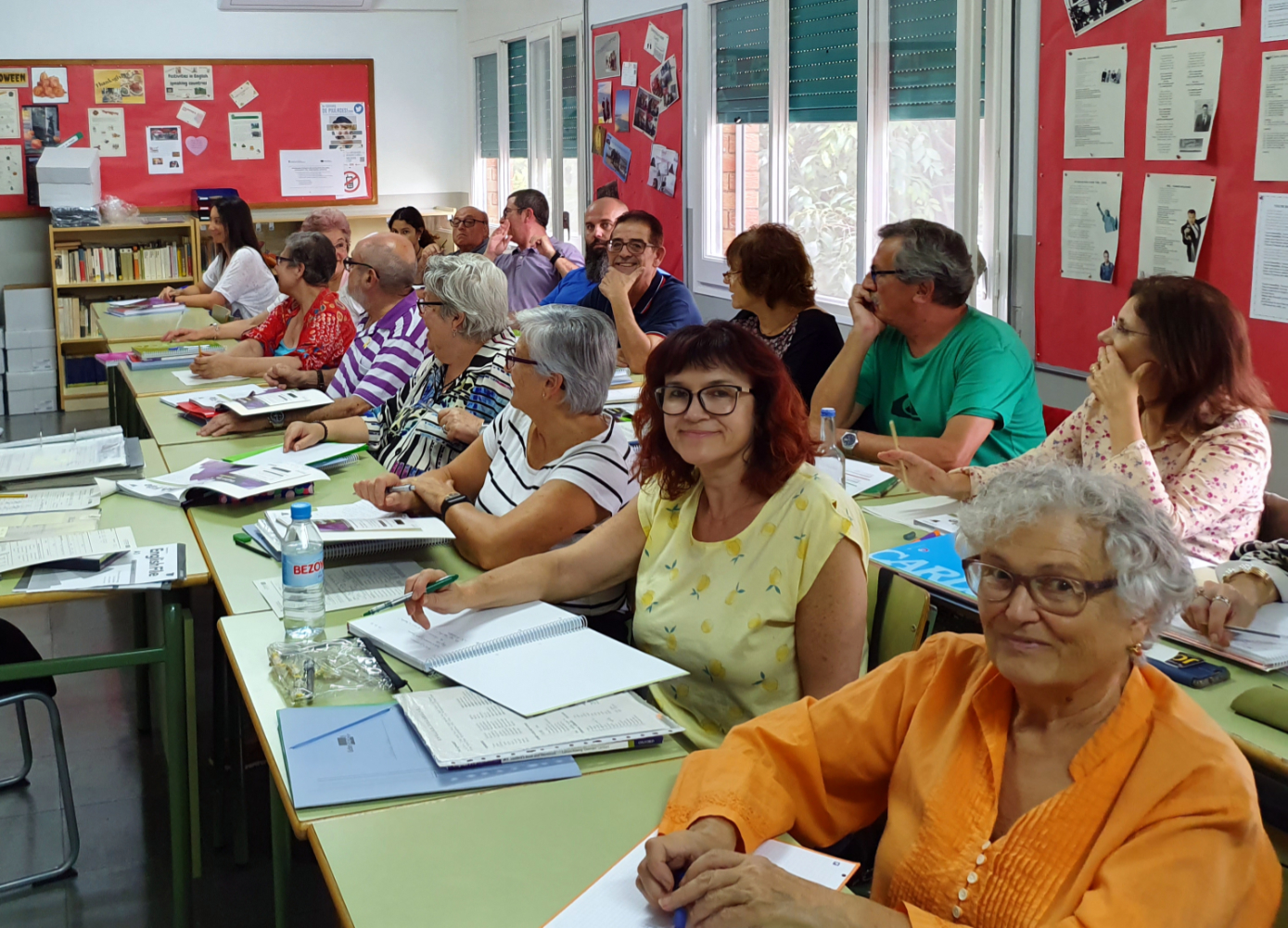Fotografia d'arxiu d'una classe d'anglès al CFA L'Alzina