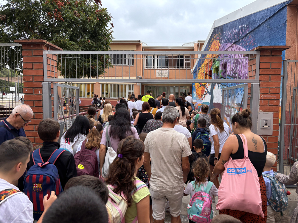 Inici del curs a l'escola Serraparera