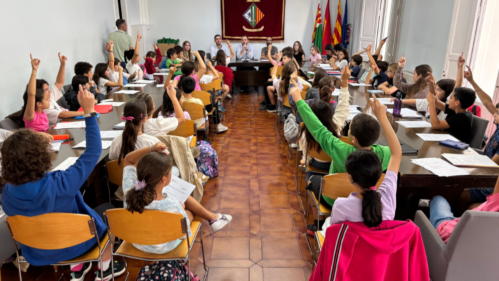 Primera sessió del curs del Consell d'Infants i Adolescents