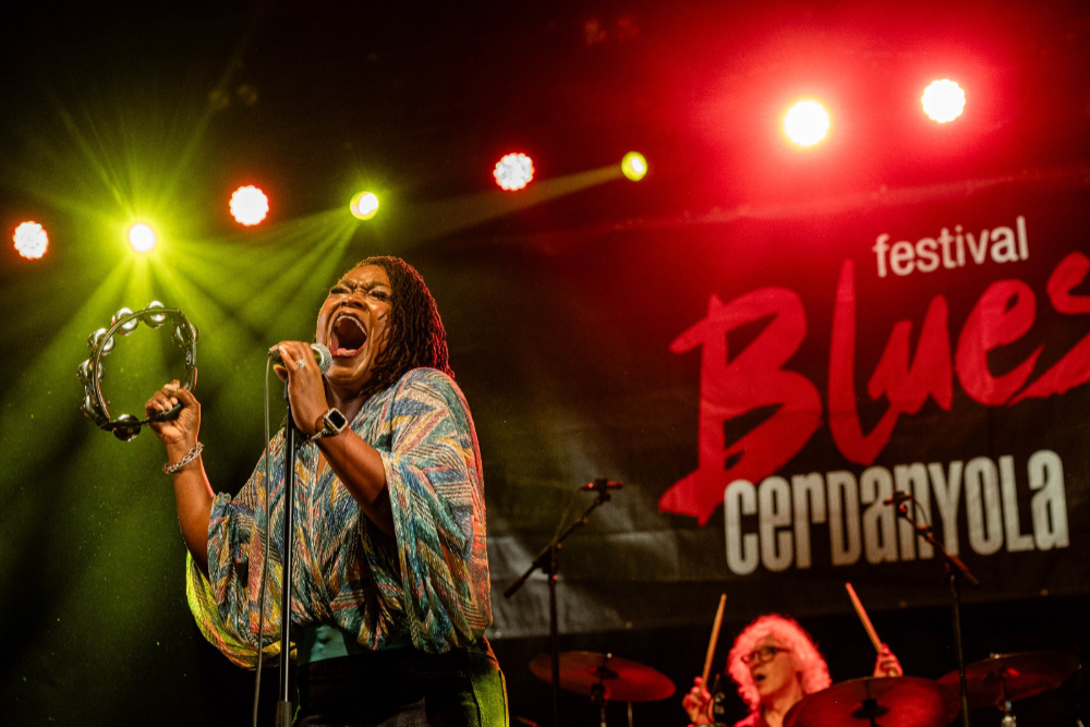 Shemekia Copeland durant el darrer concert del FIBC 2025