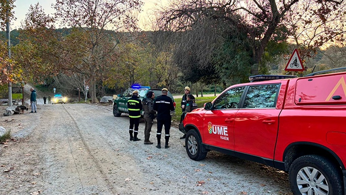 Efectiu de la UME ha es troben a Cerdanyola