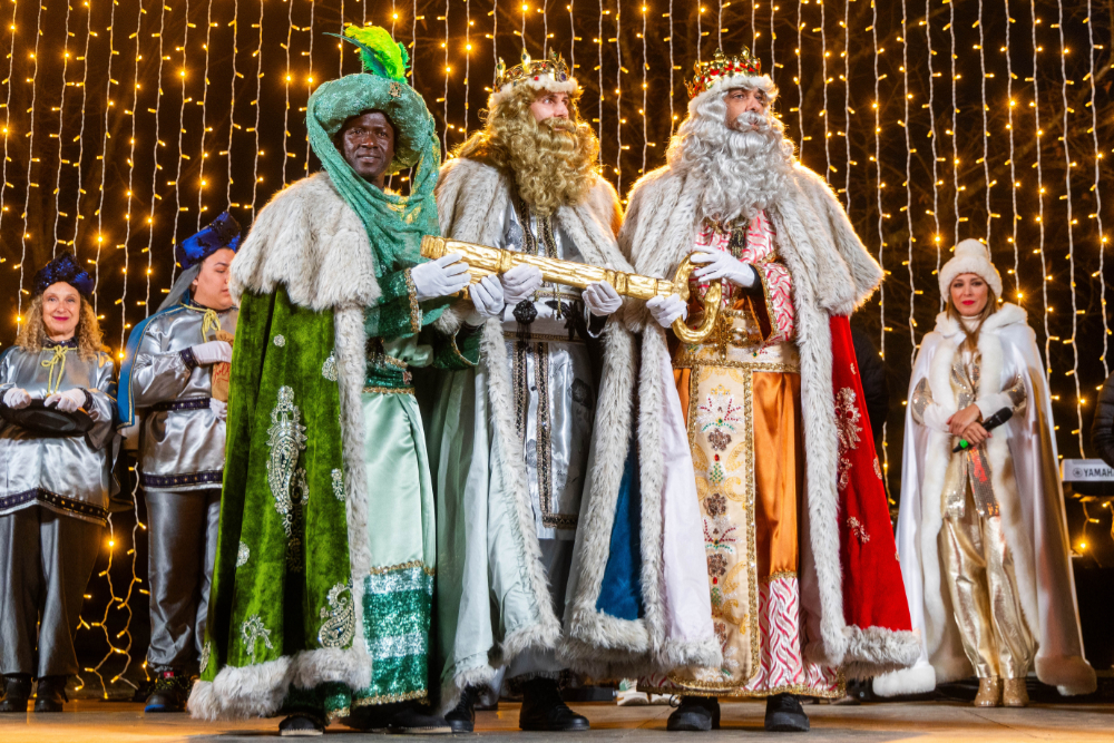 Els Reis amb la clau de la ciutat l'any passat