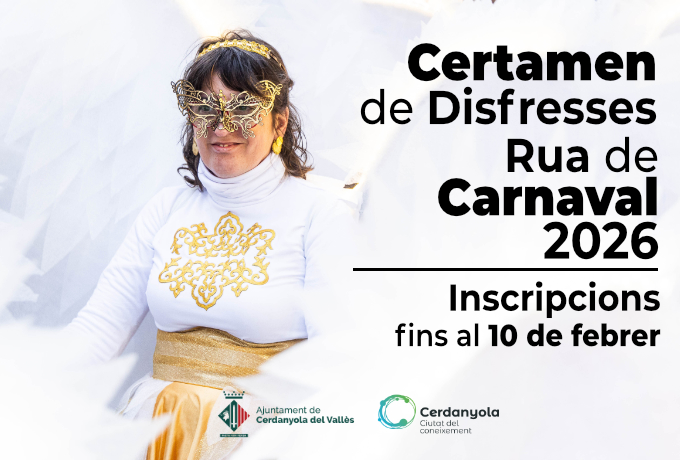 Inscripcions certamen disfresses Carnaval 2026
