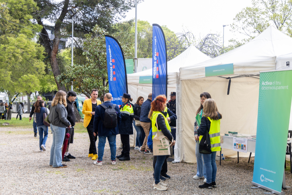 Moment de la I Fira Cerdanyola Activa