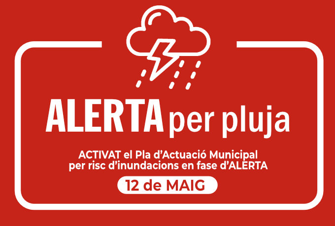 Imatge avís pluja 12 maig 2026
