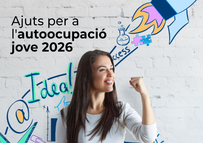 imatge convocatòria d'Ajuts per a l'autoocupació jove 2026