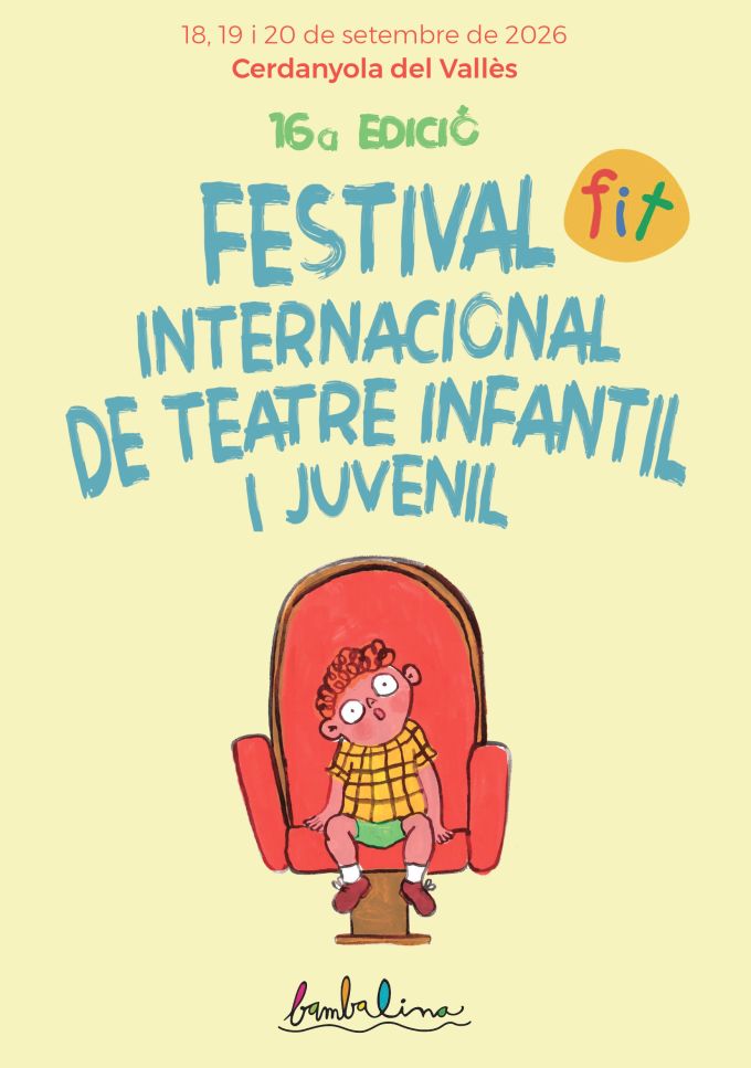 cartell FIT Festival 2026 obra de la il·lustradora Marina Sáez 