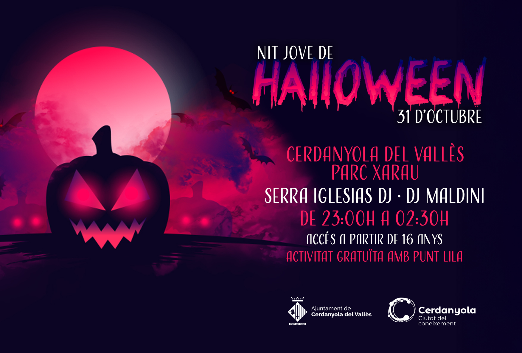 Imatge Nit Jove de Halloween 2026