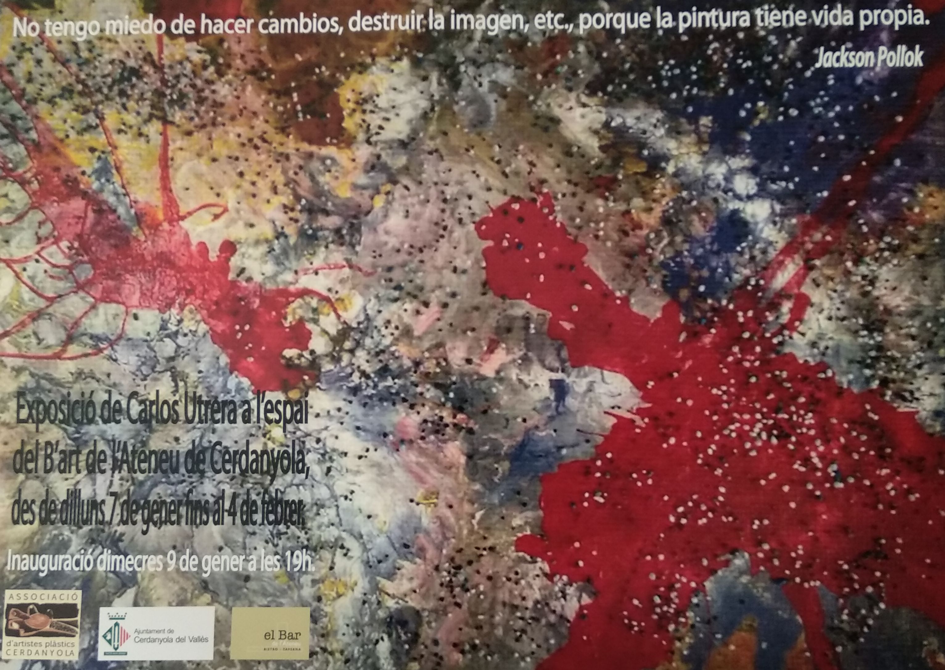 Cartell de l'exposició de Carlos Utrera