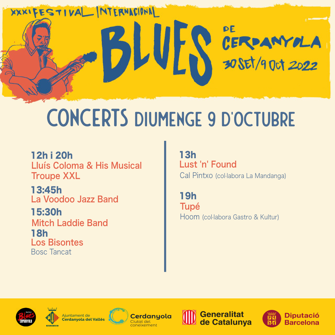 Concerts Blues 9 octubre