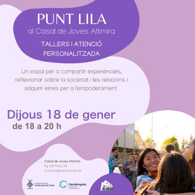Imatge Punt Lila al Casal de Joves Altimira 