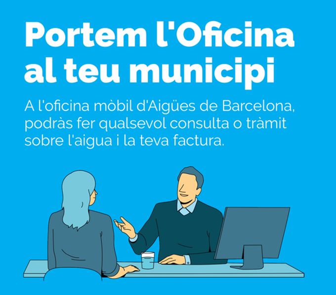 Imatge Oficina mòbil d'Aigües de Barcelona 