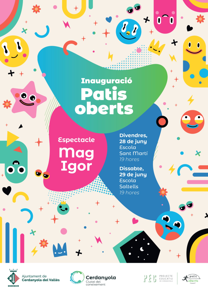 Imatge Inauguració patis oberts - Màgia al pati de Saltells 