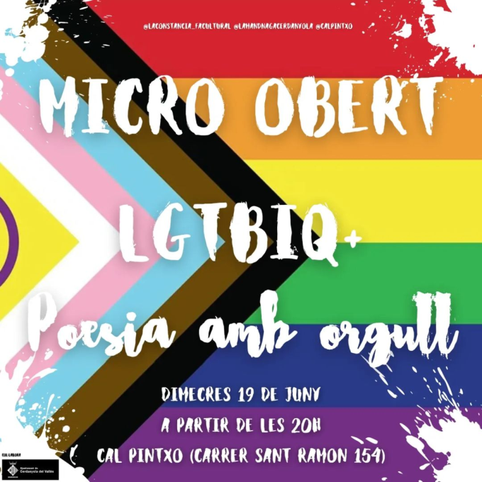 Imatge Dia Internacional per a l'Alliberament LGTBI 2024 - Micro obert LGTBIQ+