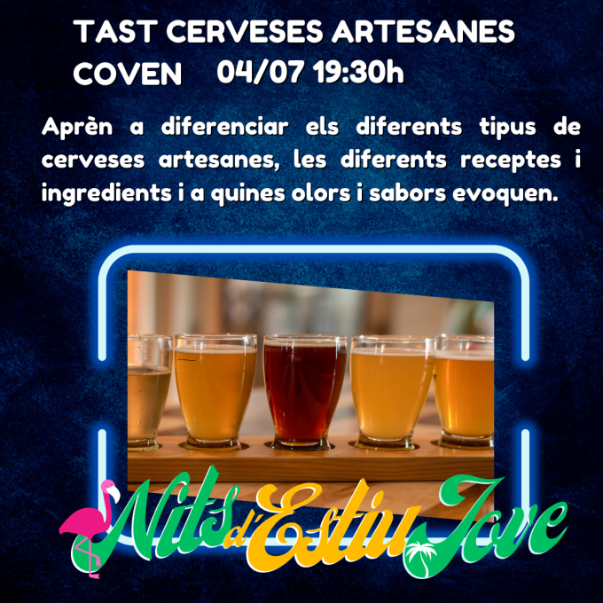Imatge Nits d'Estiu Jove.Tast de cerveses artesanes: Coven