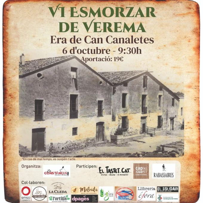 VI Esmorzar de verema