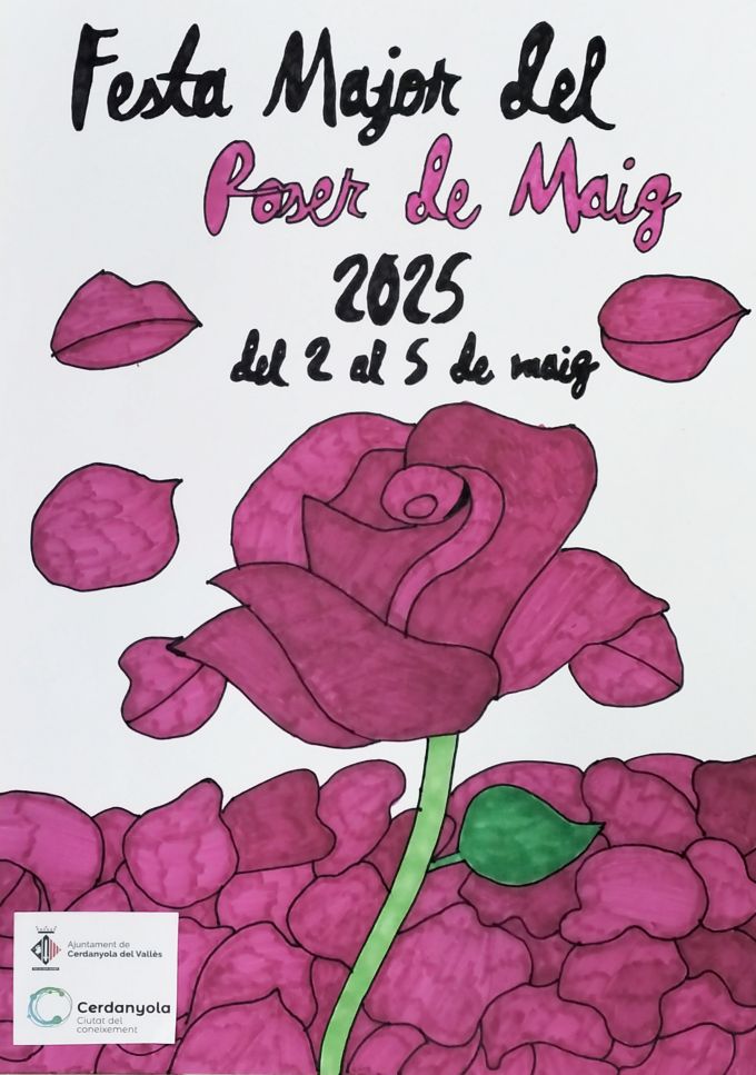 Cartell Festa Major infantil Roser de Maig 2025