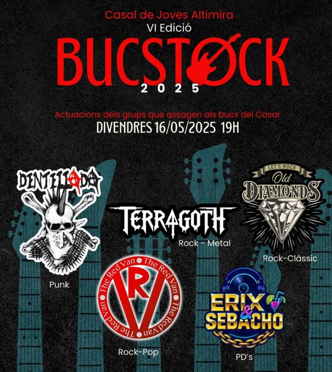 Cartell concert Buckstoc 2025