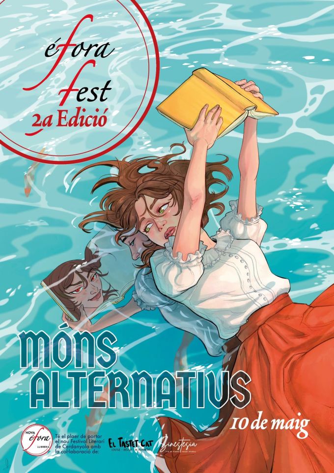 Cartell EforaFest 2025: Móns alternatius per imaginar, crear i transformar