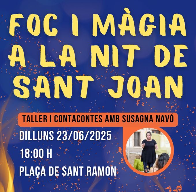 Imatge Foc i màgia de la nit de Sant Joan. Contacontes 