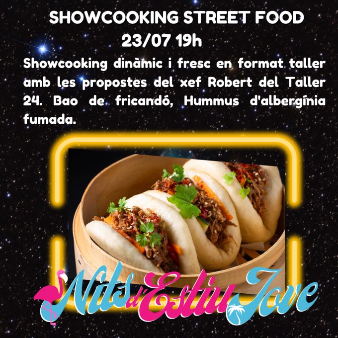 Imatge Nits d'Estiu Jove. Showcooking Street Food