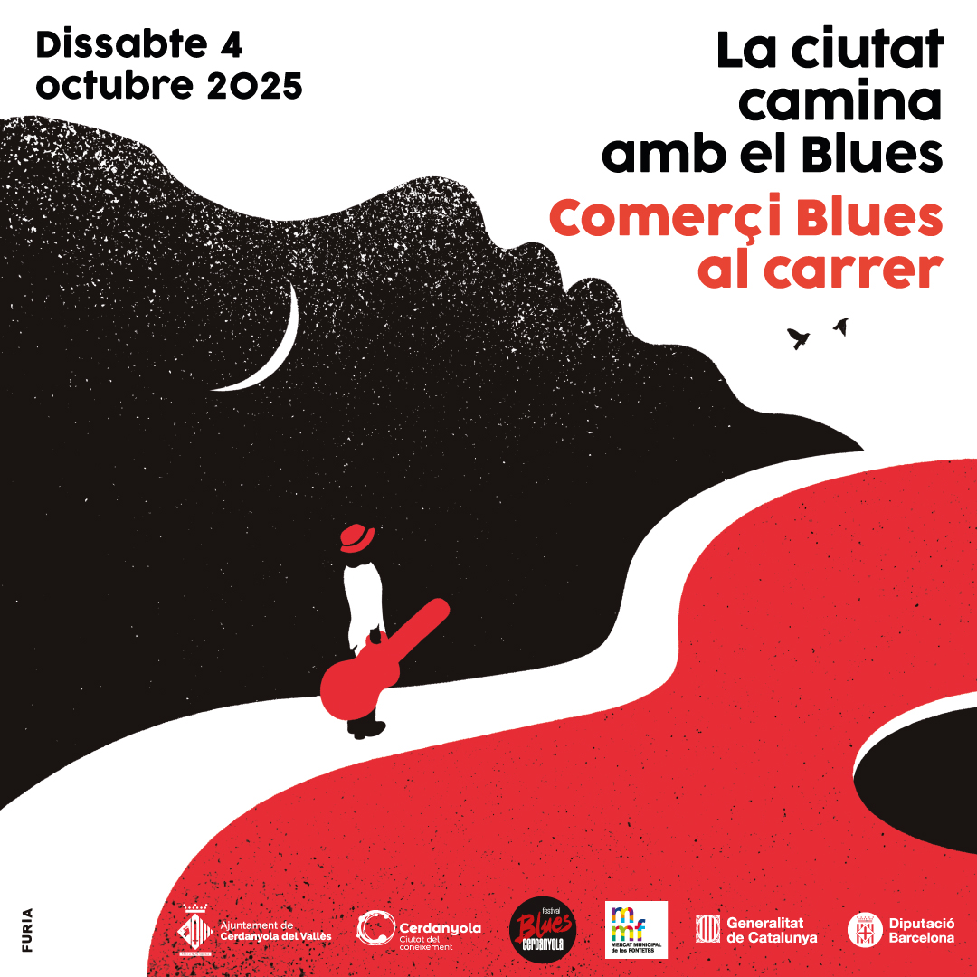 imatge Comerç i Blues al carrer. La ciutat camina amb el blues