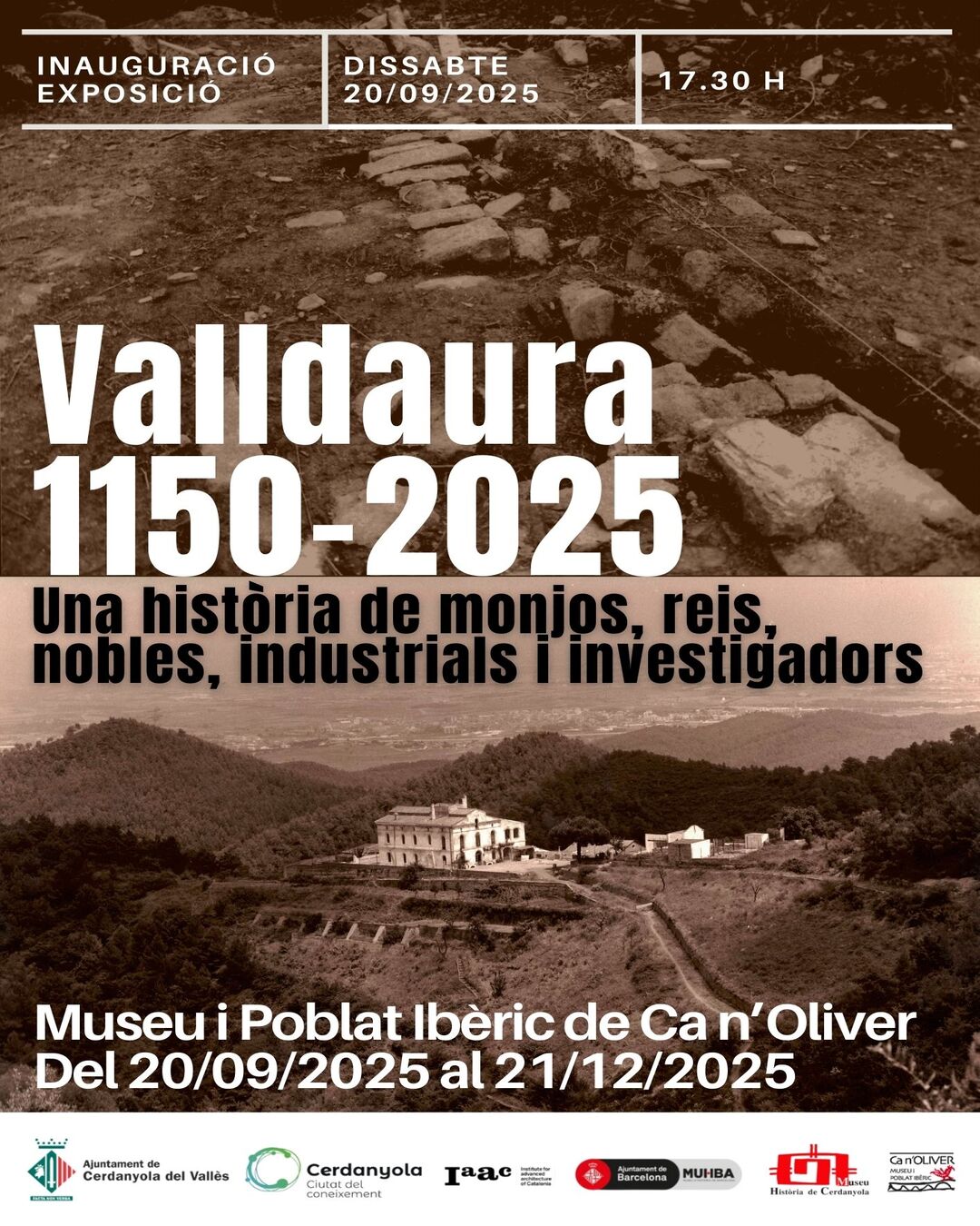 Cartell exposició Valldaura 1150-2025