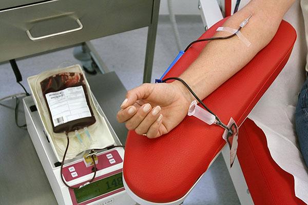Imatge genèrica d'una donació de sang