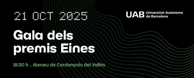 imatge Acte de lliurament dels Premis Eines 2025