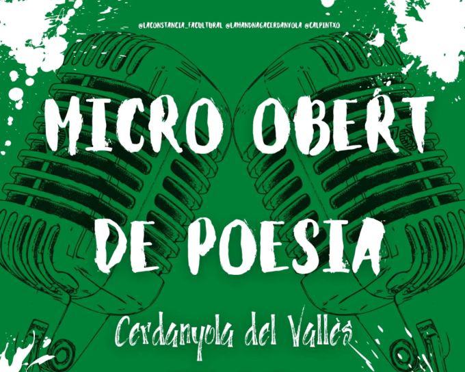 Imatge Micro Obert de Poesia