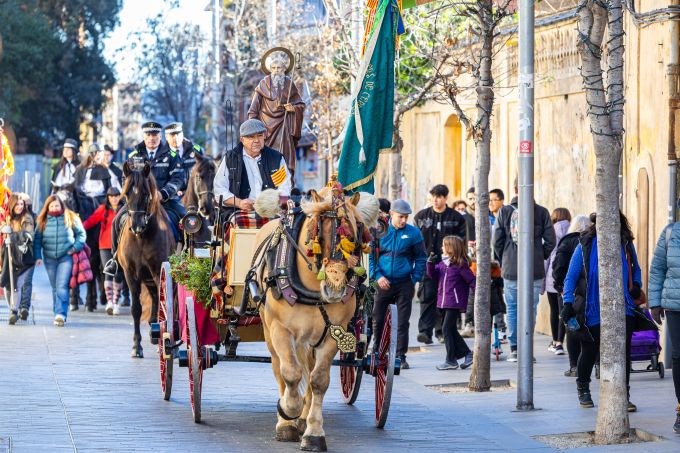 Moment de la passada dels Tres Tombs 2025
