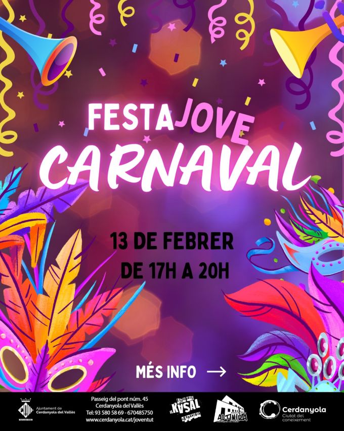 Cartell FESTA JOVE CARNAVAL