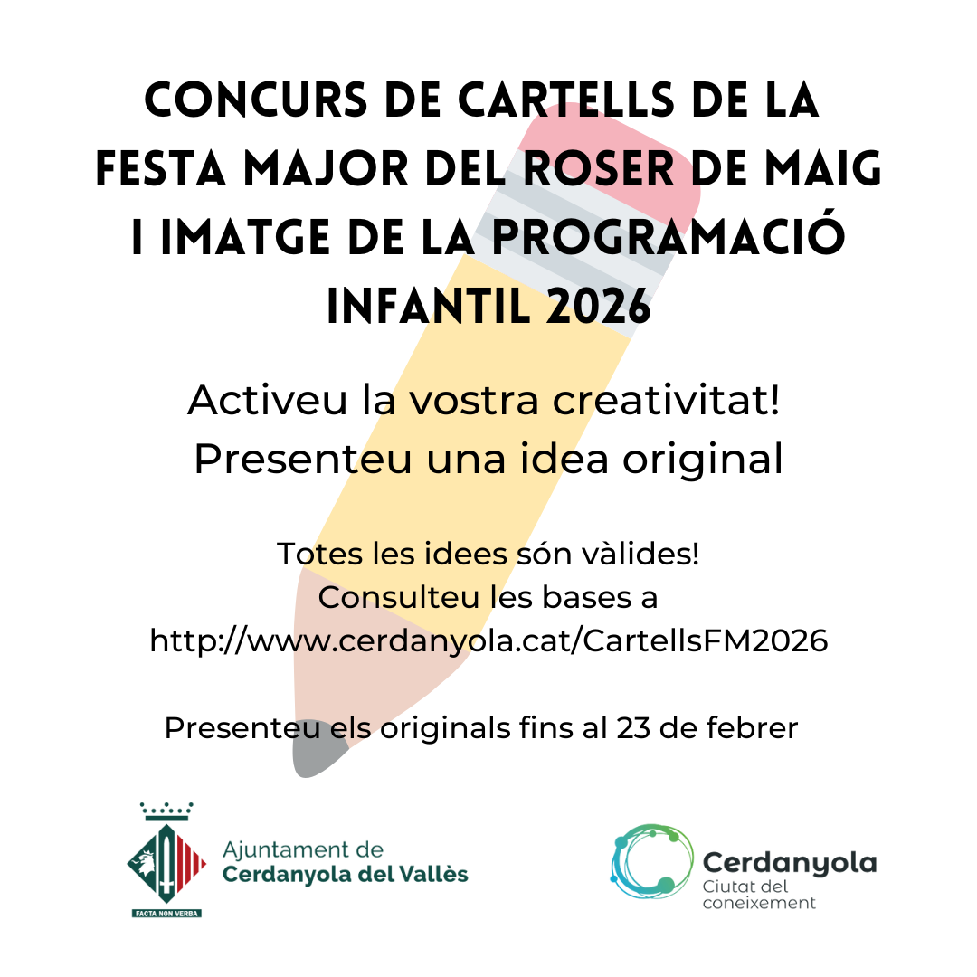 Imatge concurs cartell Roser 2026