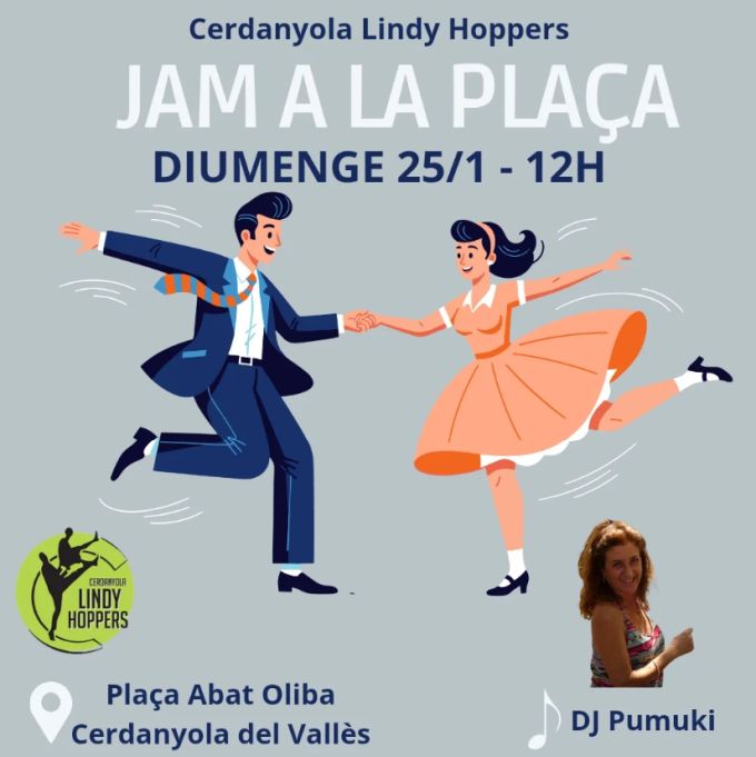 cartell Jam a la plaça