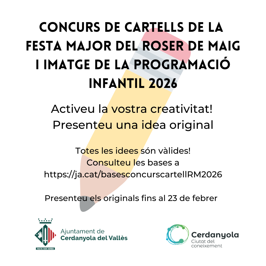 Imatge concurs cartell Roser 2026